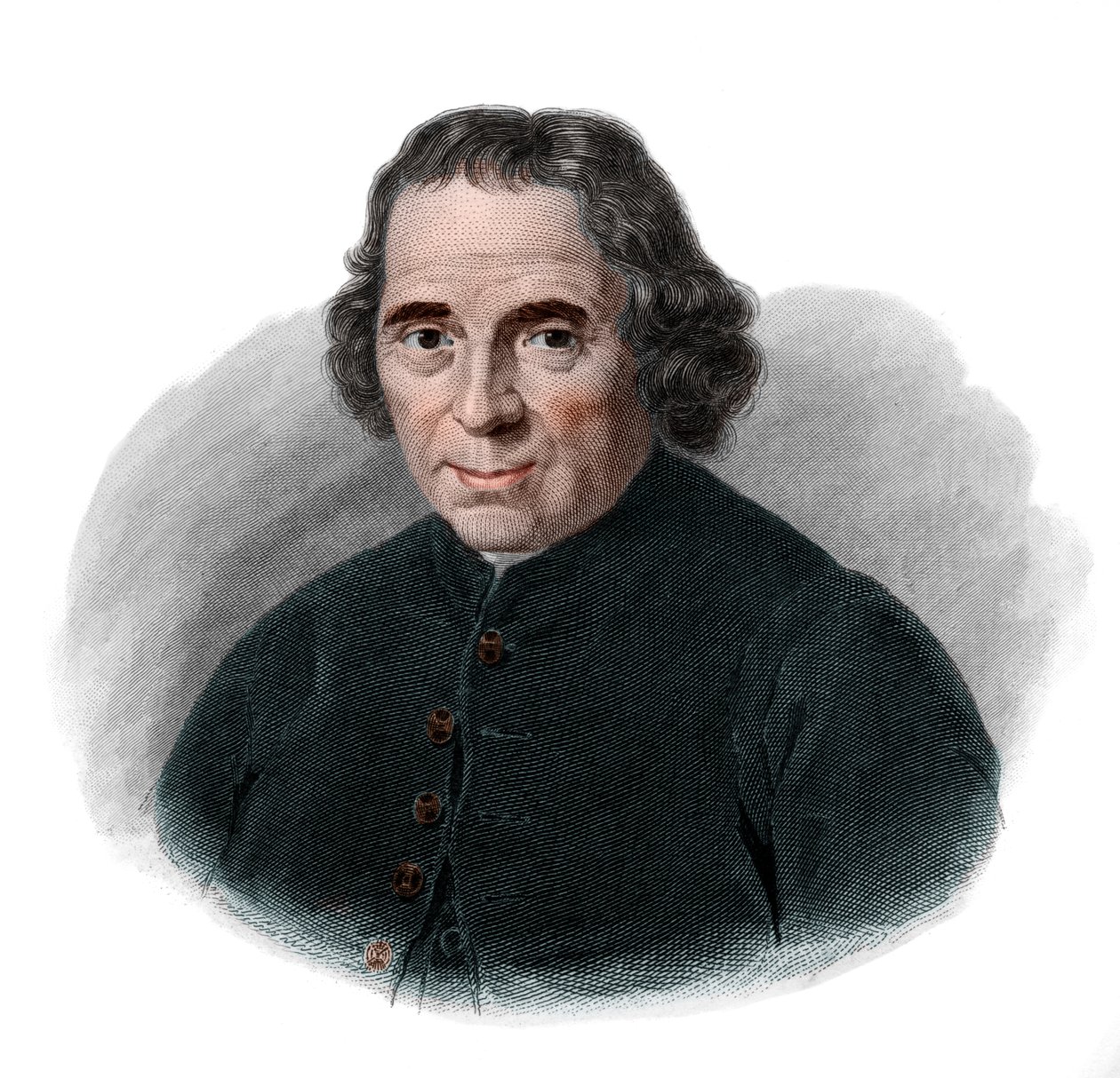 Portrét Jeana (Jan) Nieuwenhuyzena (1724-1806), mennonitského pastora. od French School
