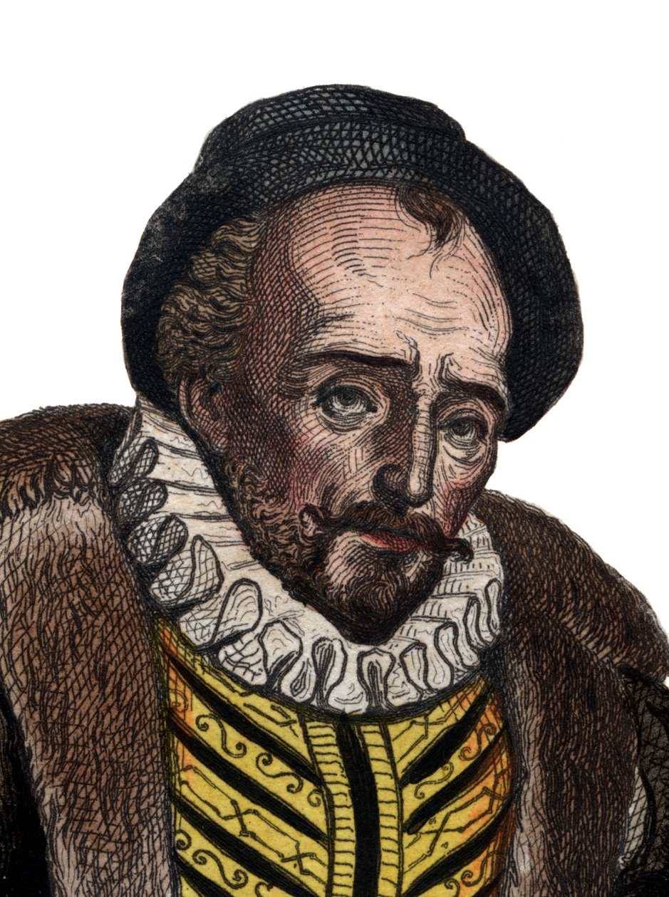 Portrét lorda Michela Eyquema de Montaigne (1533-1592), francouzského spisovatele. od French School