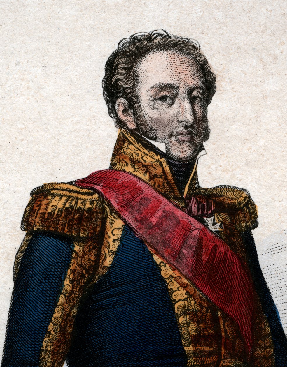 Portrét Louise Gabriela Sucheta (1770-1826), 1. vévody dAlbufery a francouzského maršála. od French School