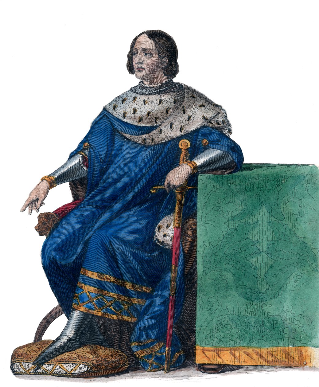 Portrét francouzského krále Ludvíka XII. (1462-1515). od French School