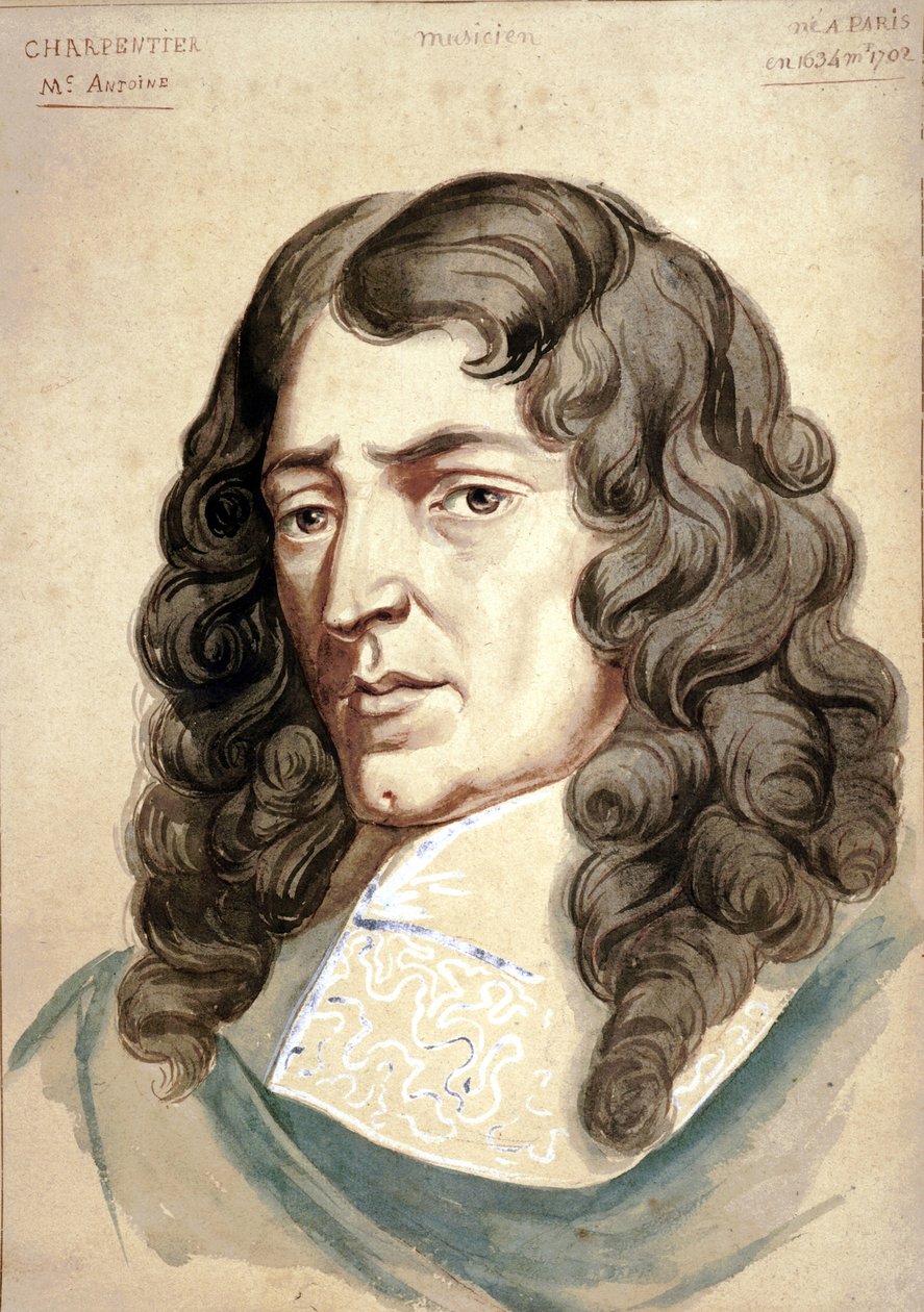 Portrét Marc Antone Charpentier (wc na papíře) od French School