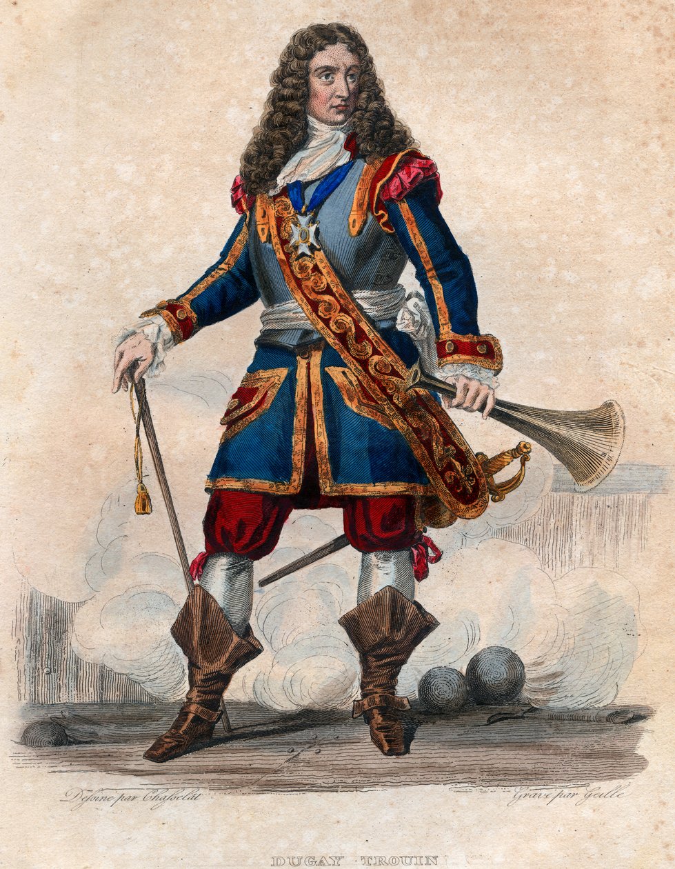 Portrét René Duguay Trouin (Rene Trouin du Gue nazýván) (1673-1736), francouzský korzár. od French School