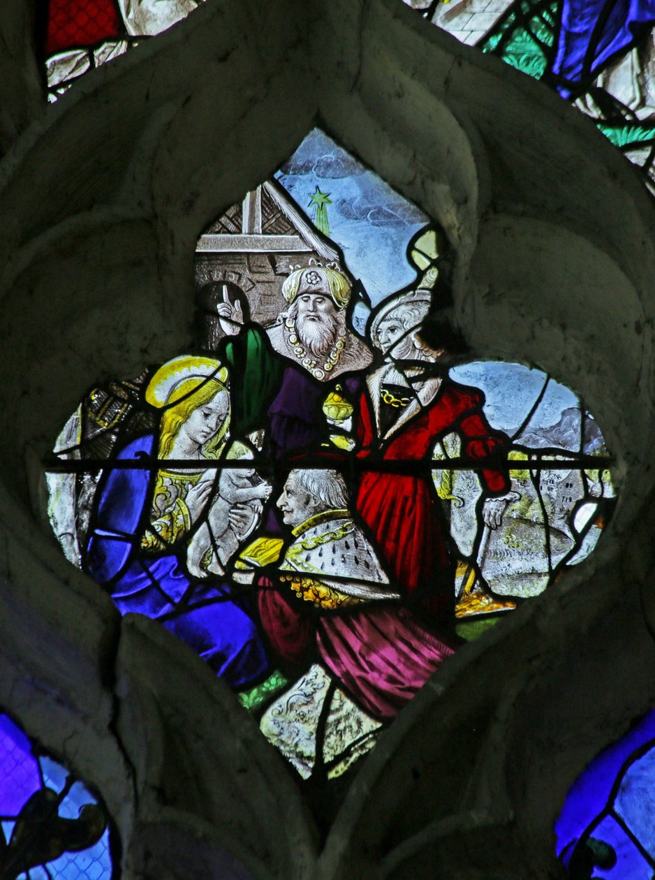 Klanění tří králů, 1557 od French School