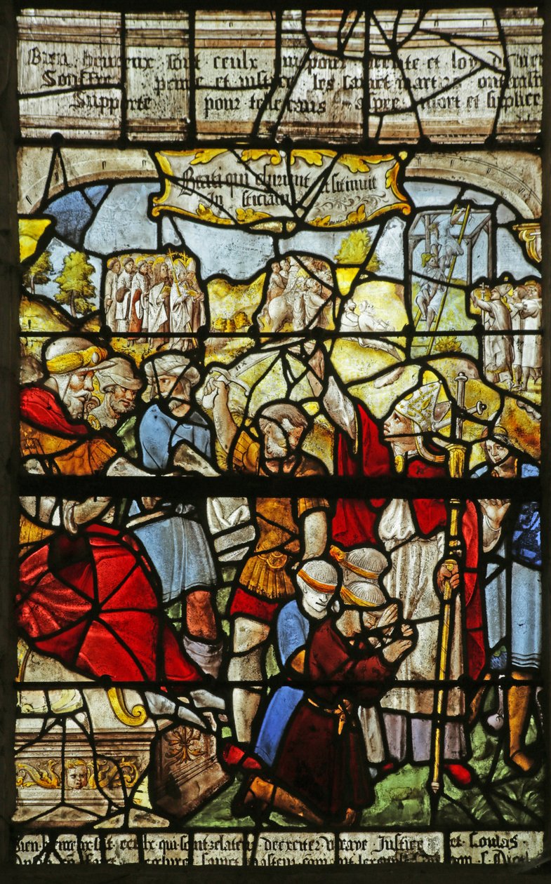 Blahoslavenství, Église Sainte-Tanche de Lhuître , Blahoslavení hladoví od French School
