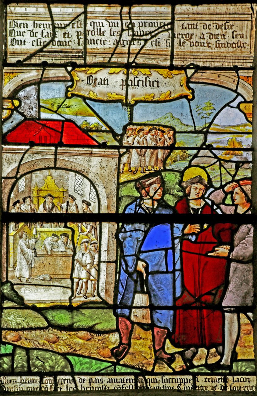 Blahoslavenství, Église Sainte-Tanche de Lhuître , Blahoslavení tvůrci pokoje od French School