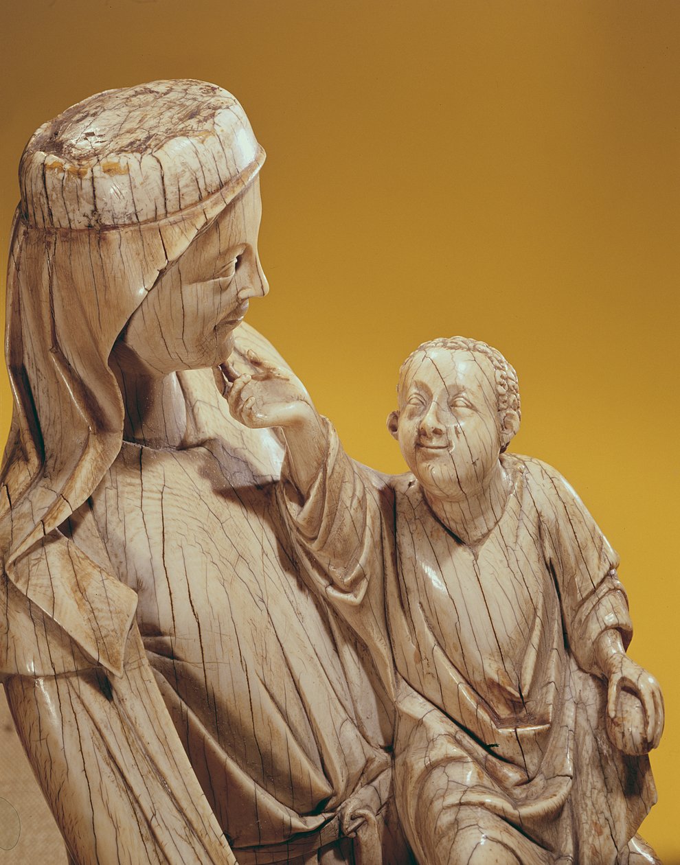Panna a dítě, kolem 1250 od French School