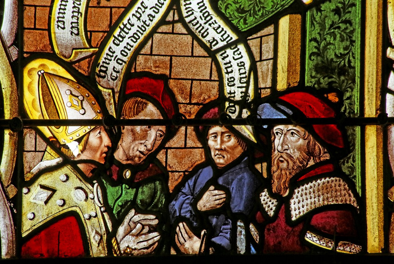 Okno zobrazující Saint Cler před Galienem od French School