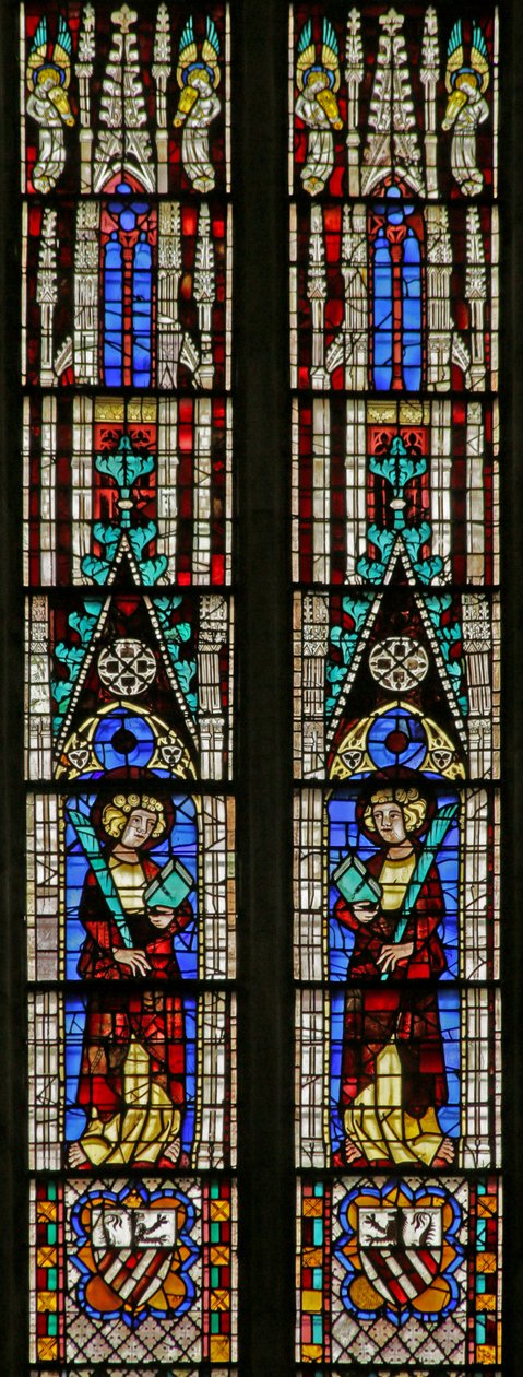 Okno zobrazující Saint Just a Saint Pasteur od French School