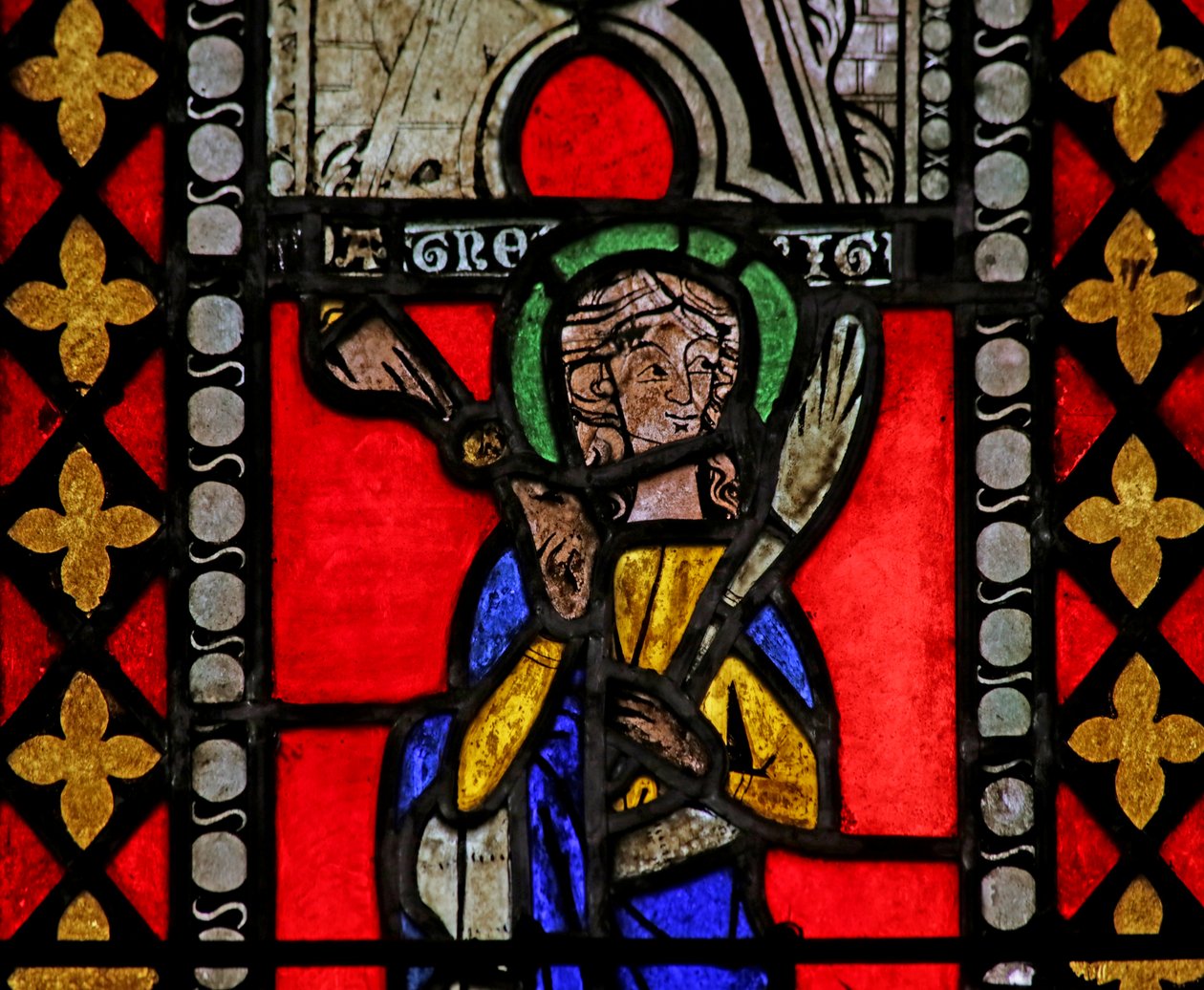 Okno z kostela sv John the Baptist, c.1275 od French School
