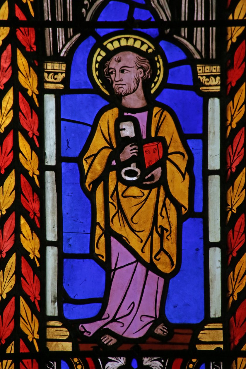 Okno z kostela sv John the Baptist, c.1275 od French School
