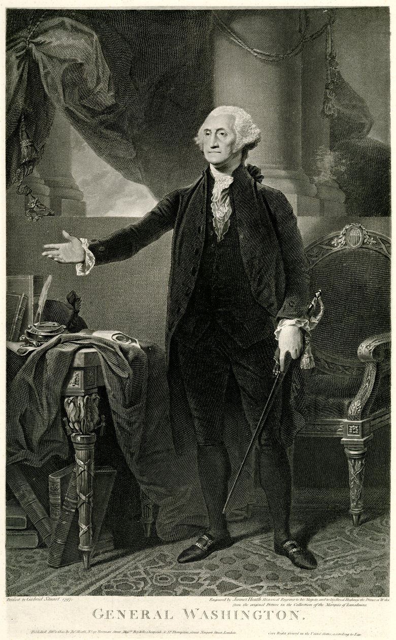 George Washington, 1884-90 (fototyp) od German School
