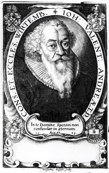 Portrét Johanna Valentina z Würtemburgu, vyrytý Wolfgangem Kilianem (1581-1662) 1639 od German School