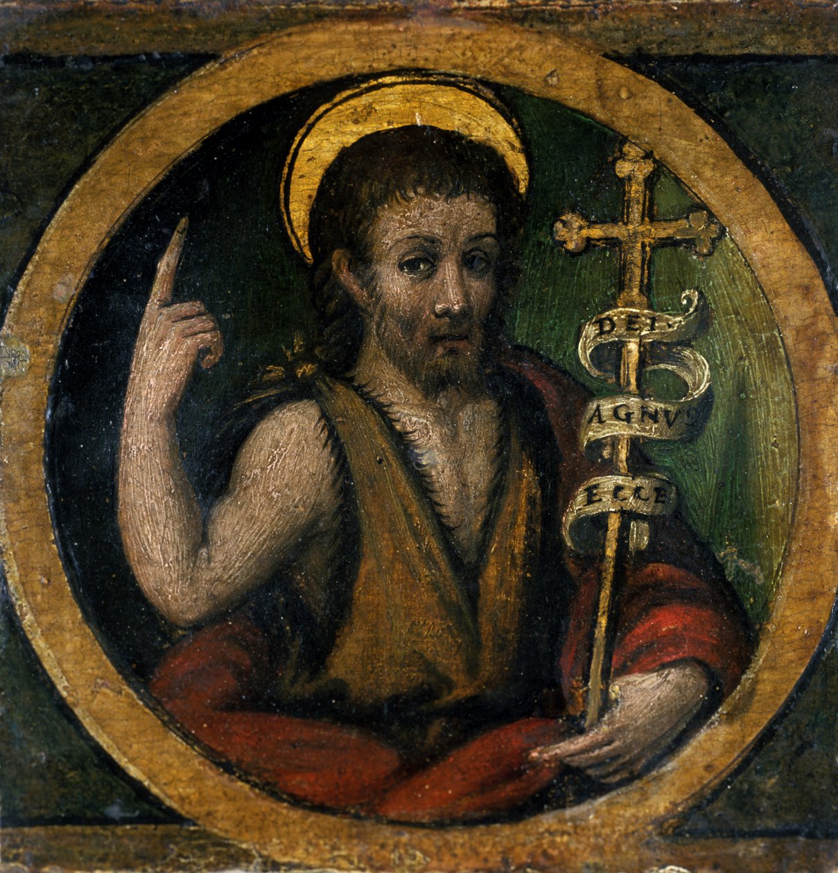 Jana Křtitele (tempera na topolovém dřevě) od Italian School