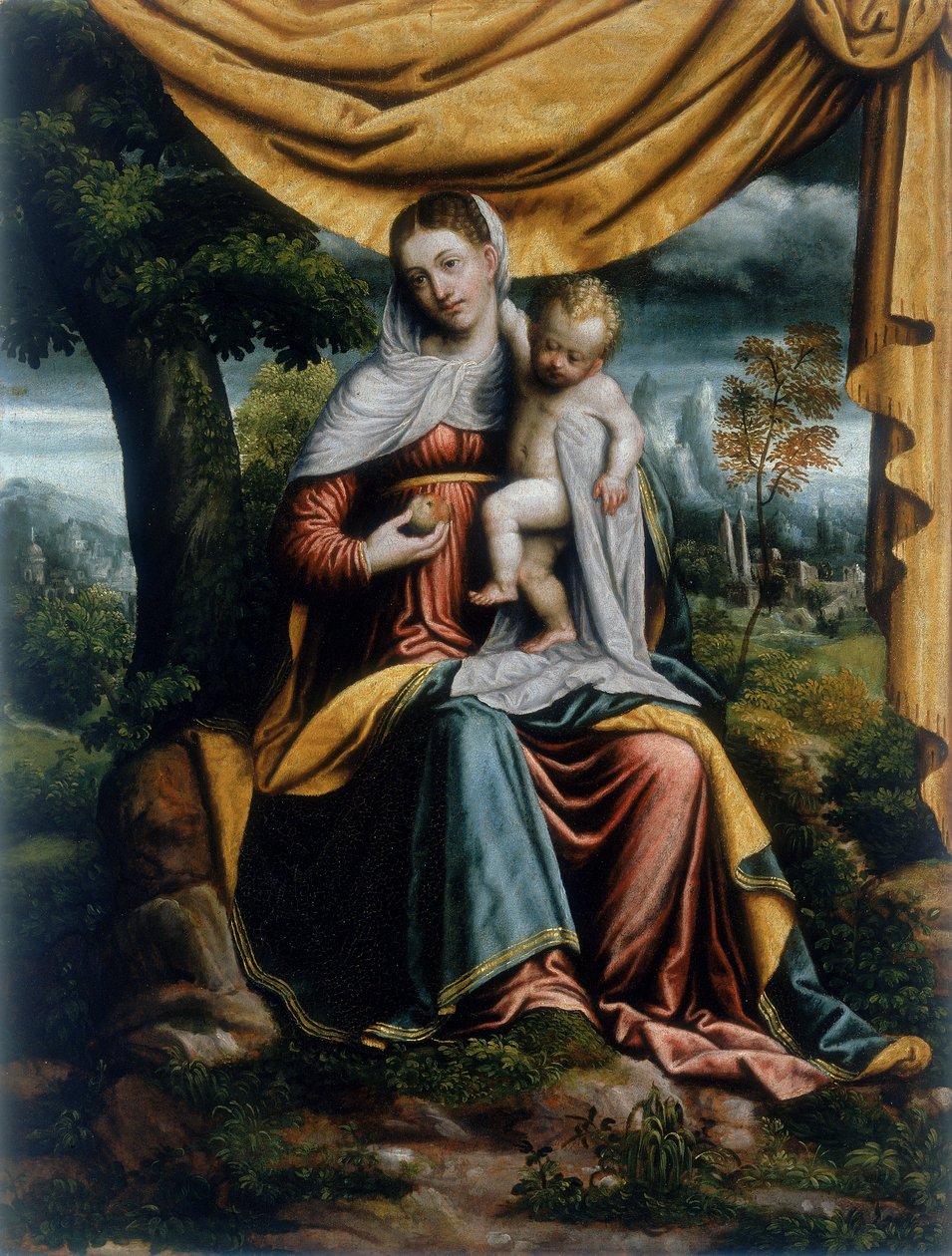 Madonna a dítě od Italian School