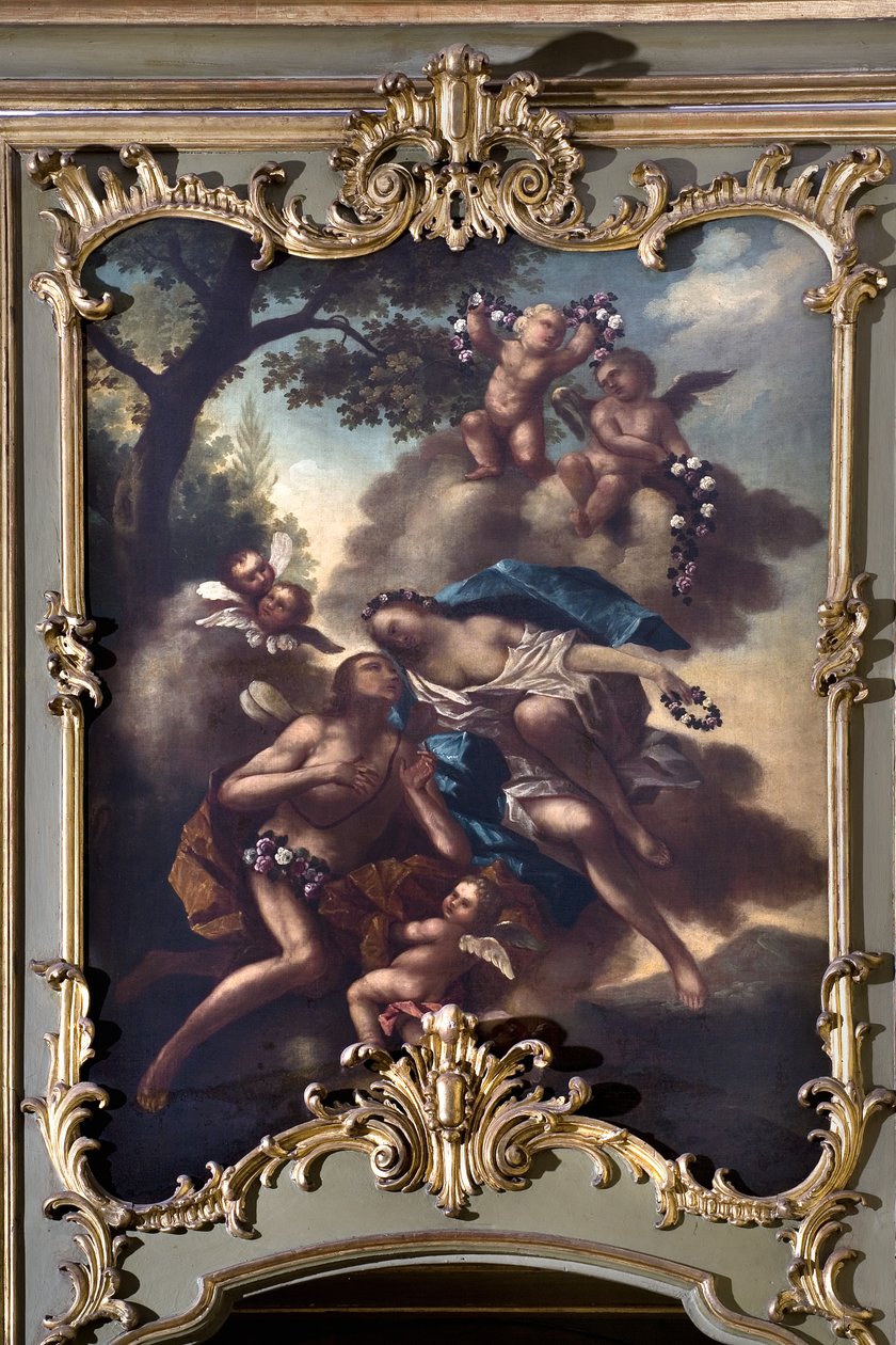 Zephir (zephyr) a Flore (Chloris) od Italian School