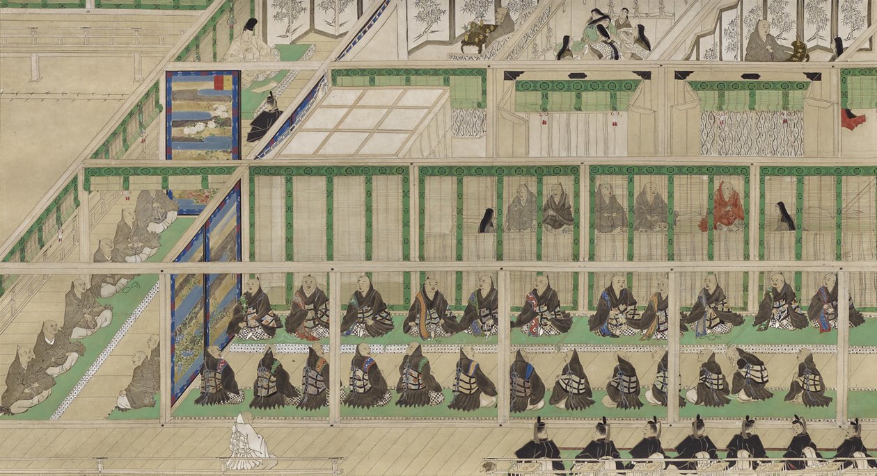 The Imperial Lying-In, 1804 (inkoust a barva na papíře) od Japanese School