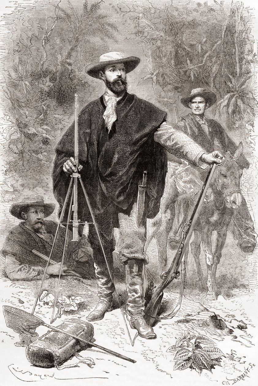 Édouard François André během své botanické expedice v podhůří And v letech 1875-76 od Spanish School