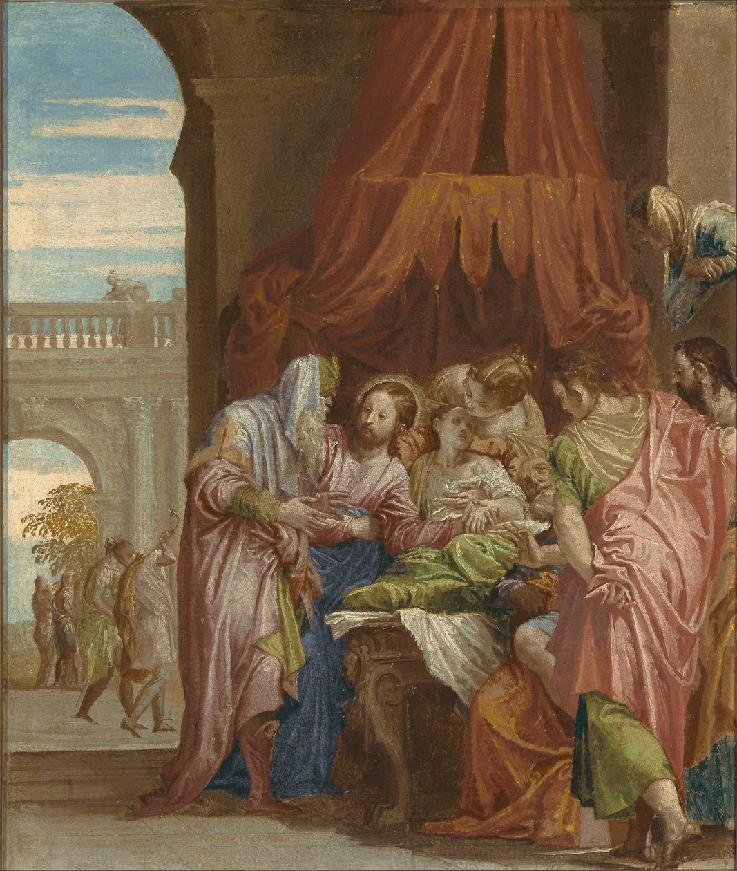 Vzkříšení dcery Jairovy, kolem roku 1546 od Paolo Veronese