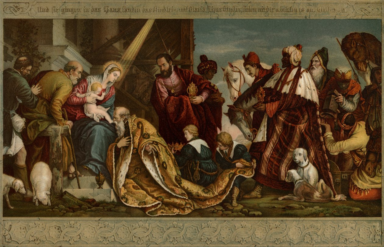 Klanění tří králů od after Veronese