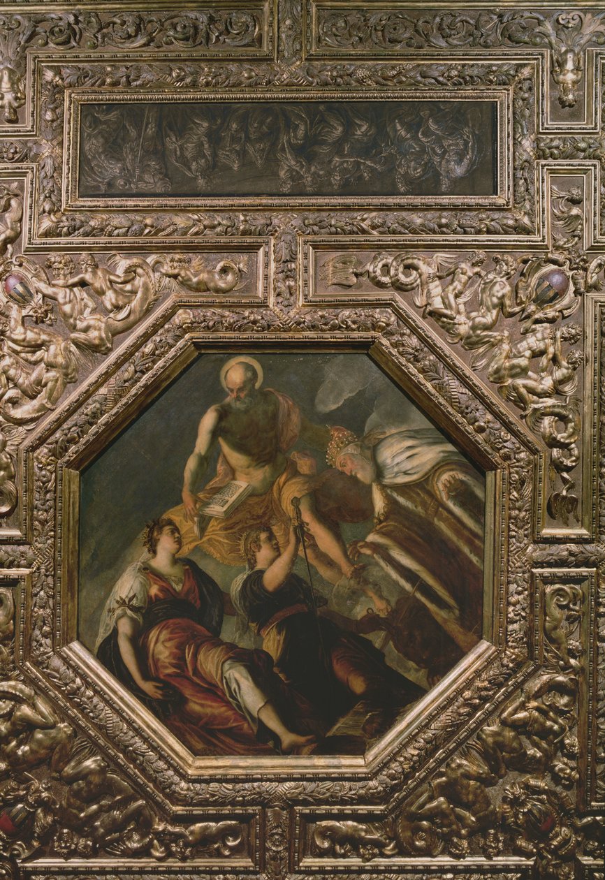Doge G. Priuli Receiving Justice, 1567 od Tintoretto