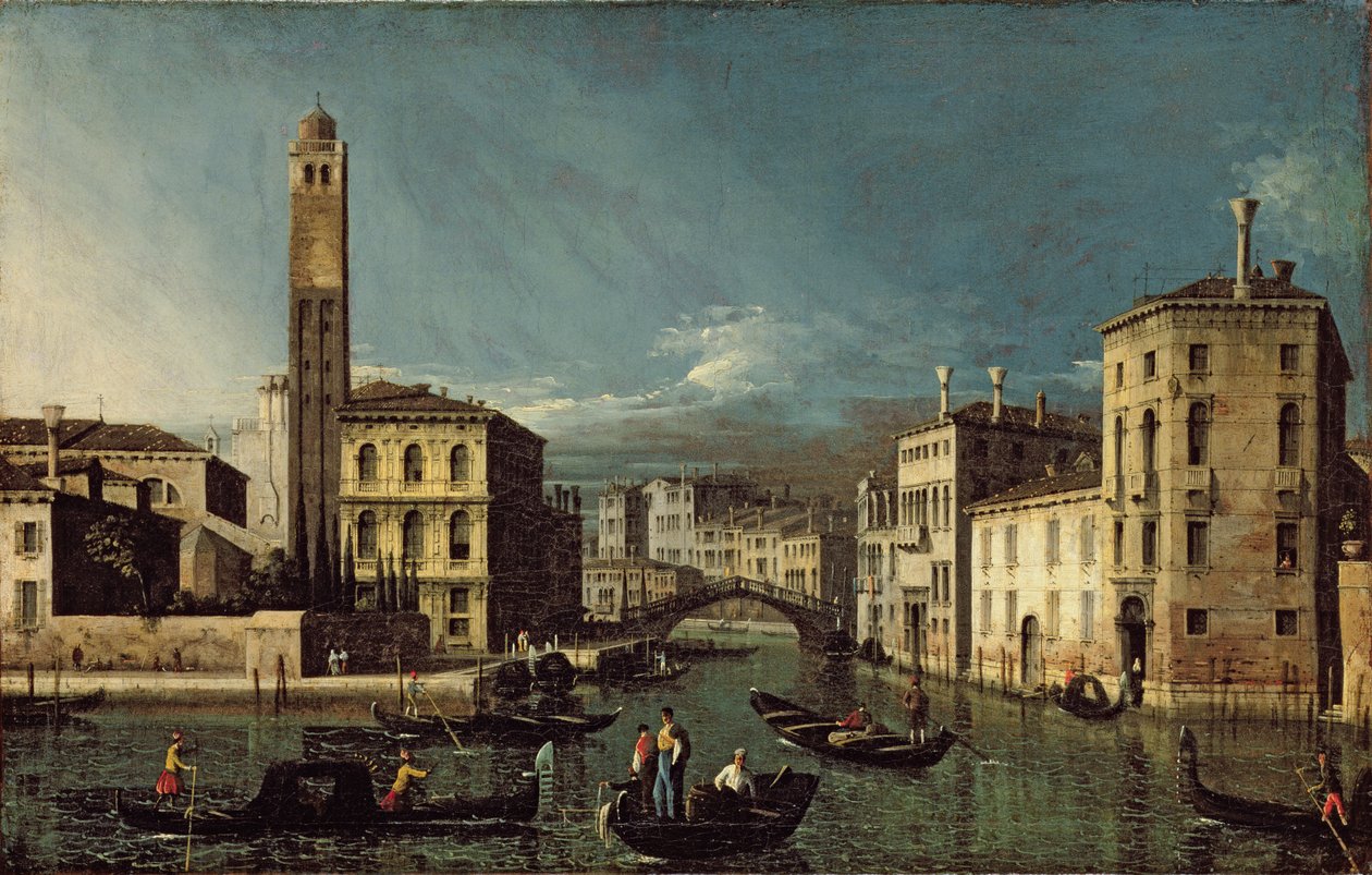 Canal Scéna, Benátky od Giovanni Antonio Canal