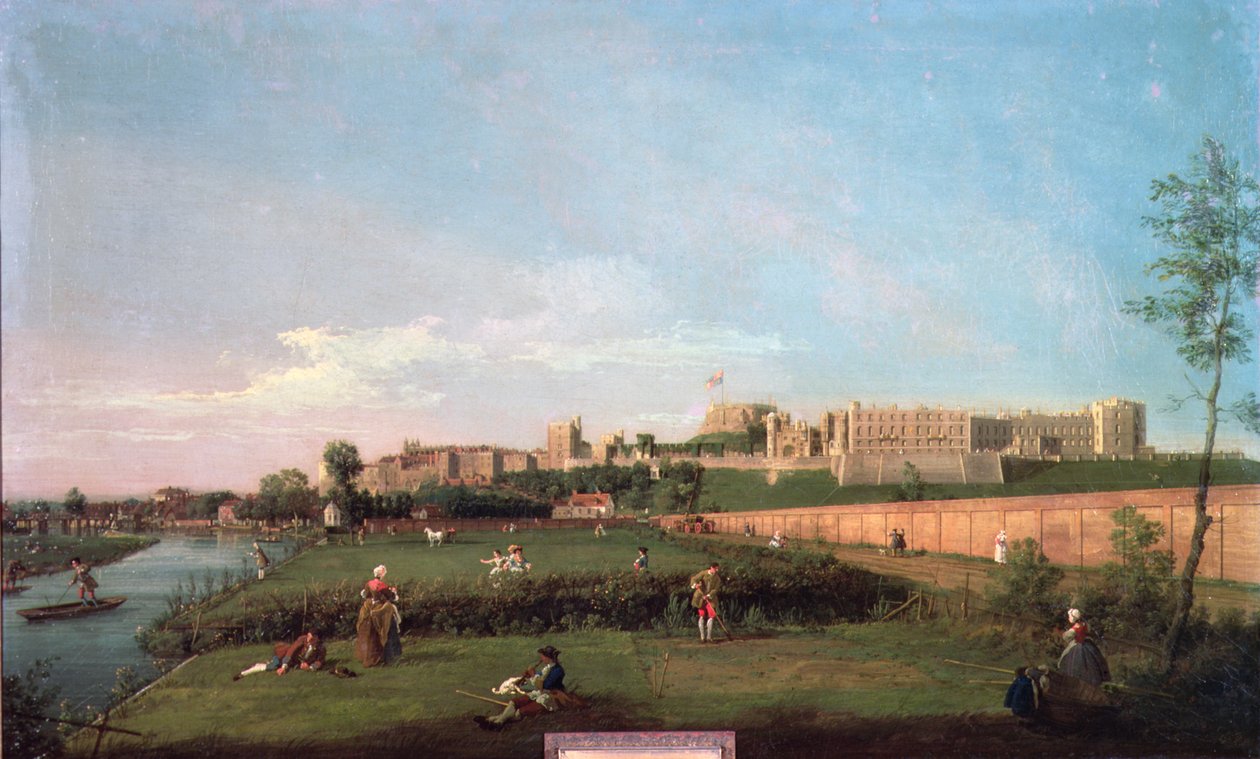 Windsorský zámek od Giovanni Antonio Canal