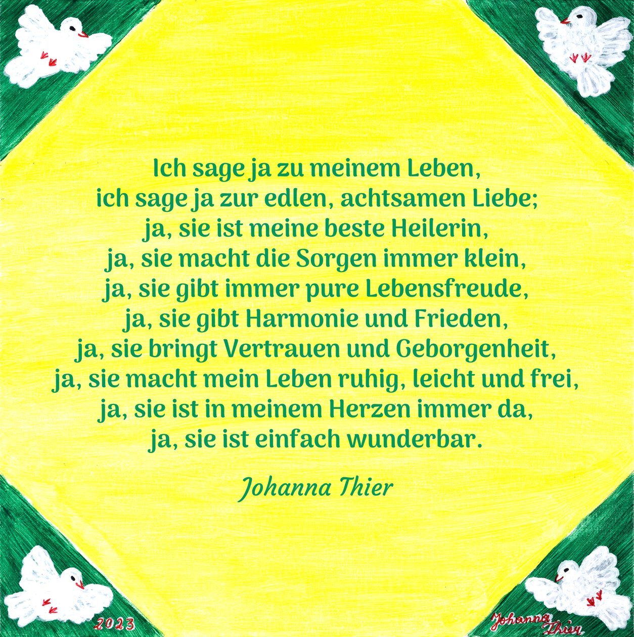 Říkám ano - verze 2 od Johanna Thier