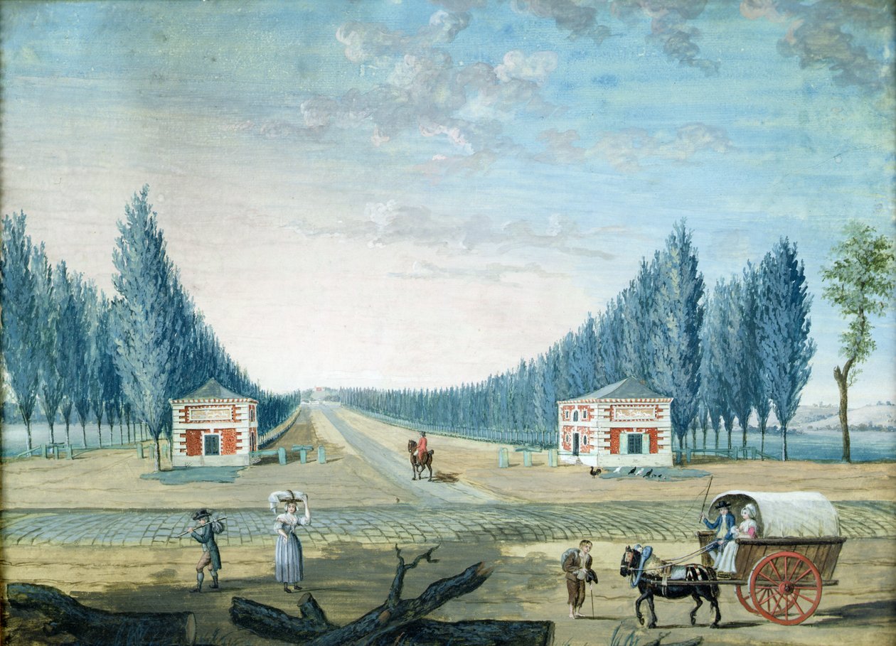 Vstup do Parc du Raincy, c.1754-93 od 1717 1806 Carmontelle
