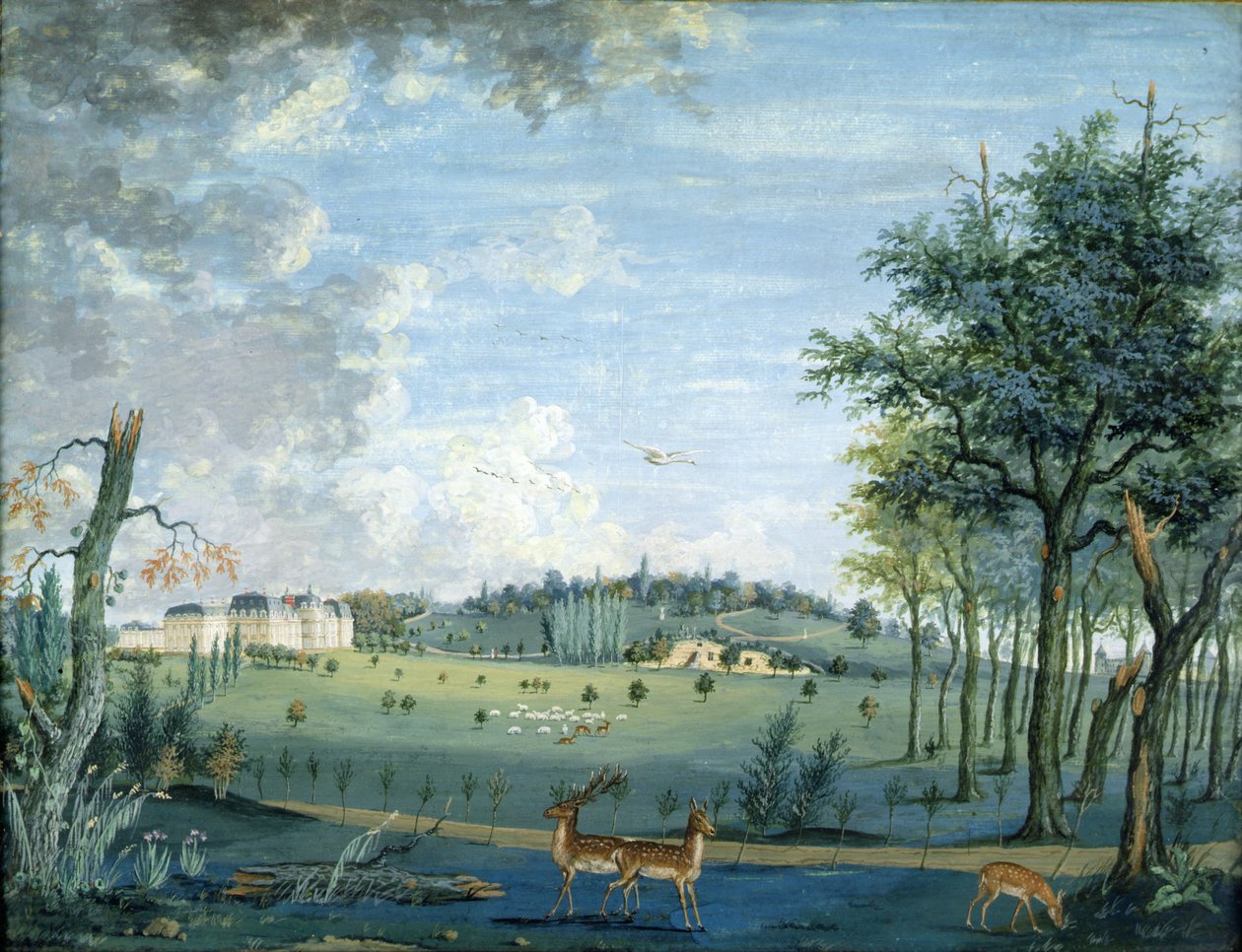 Parc du Raincy, zámek a skály, c.1754-93 od 1717 1806 Carmontelle