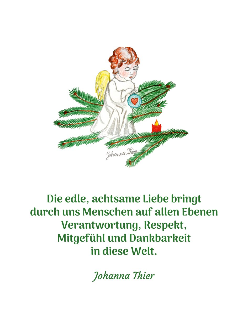 Anděl přinášející světlo od Johanna Thier