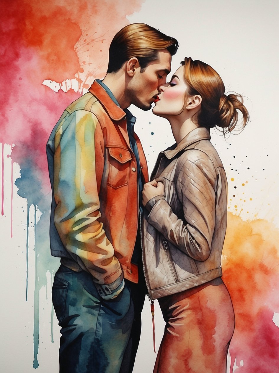 Popart Kiss W62 od Mario Witt