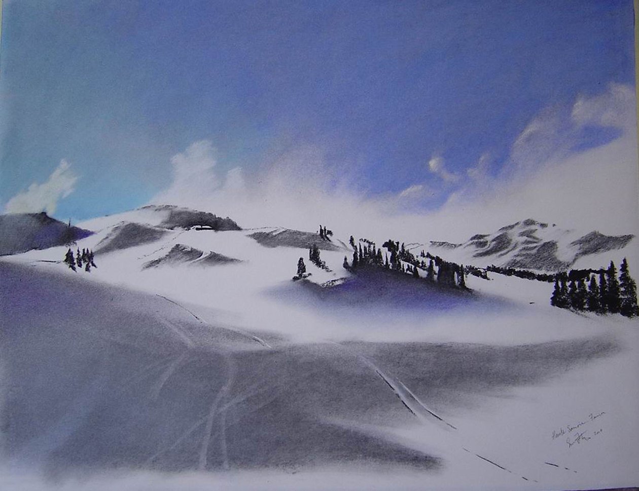Savoie únor 30x40 od Simon Fletcher