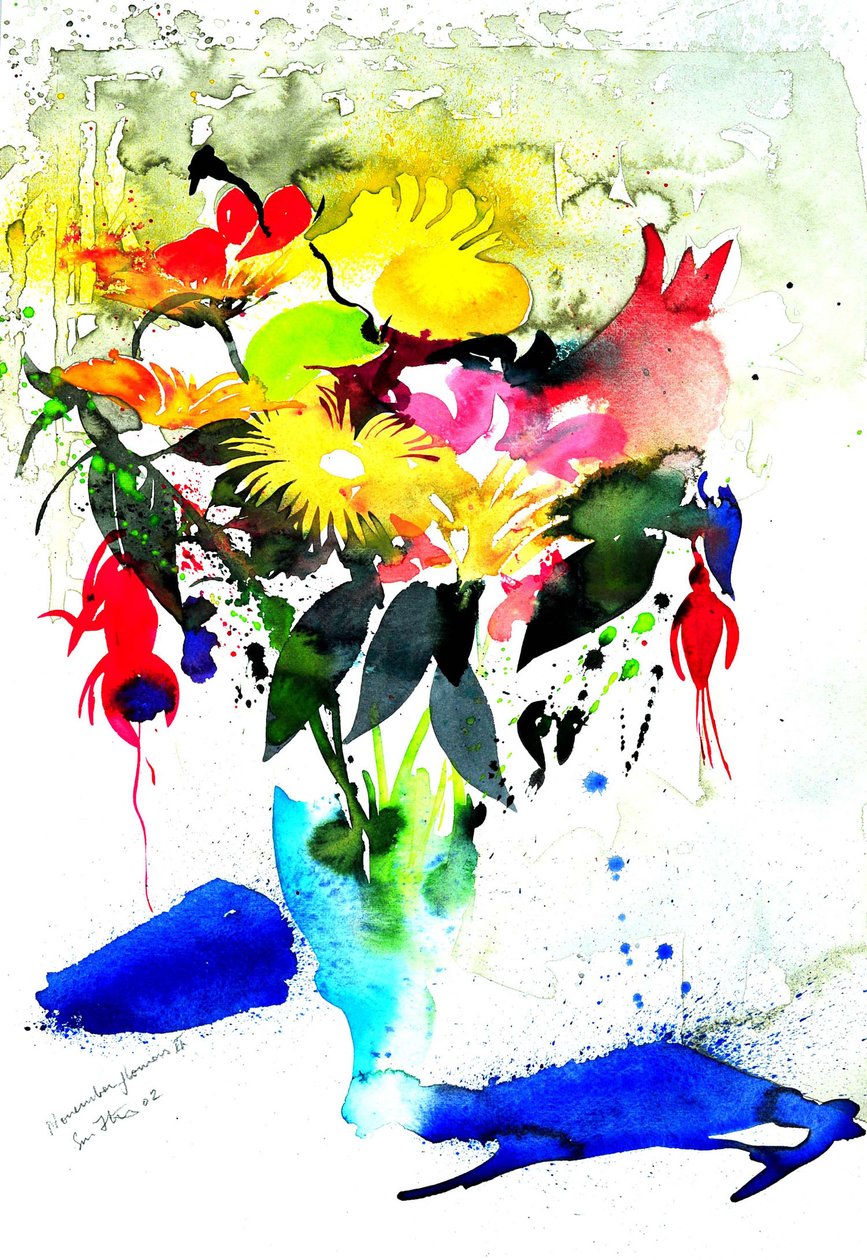 November Flowers II 56x36 od Simon Fletcher