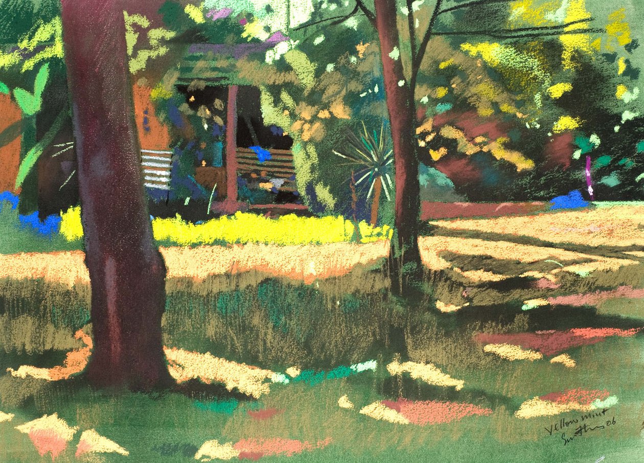 Žlutá máta 54x74 od Simon Fletcher
