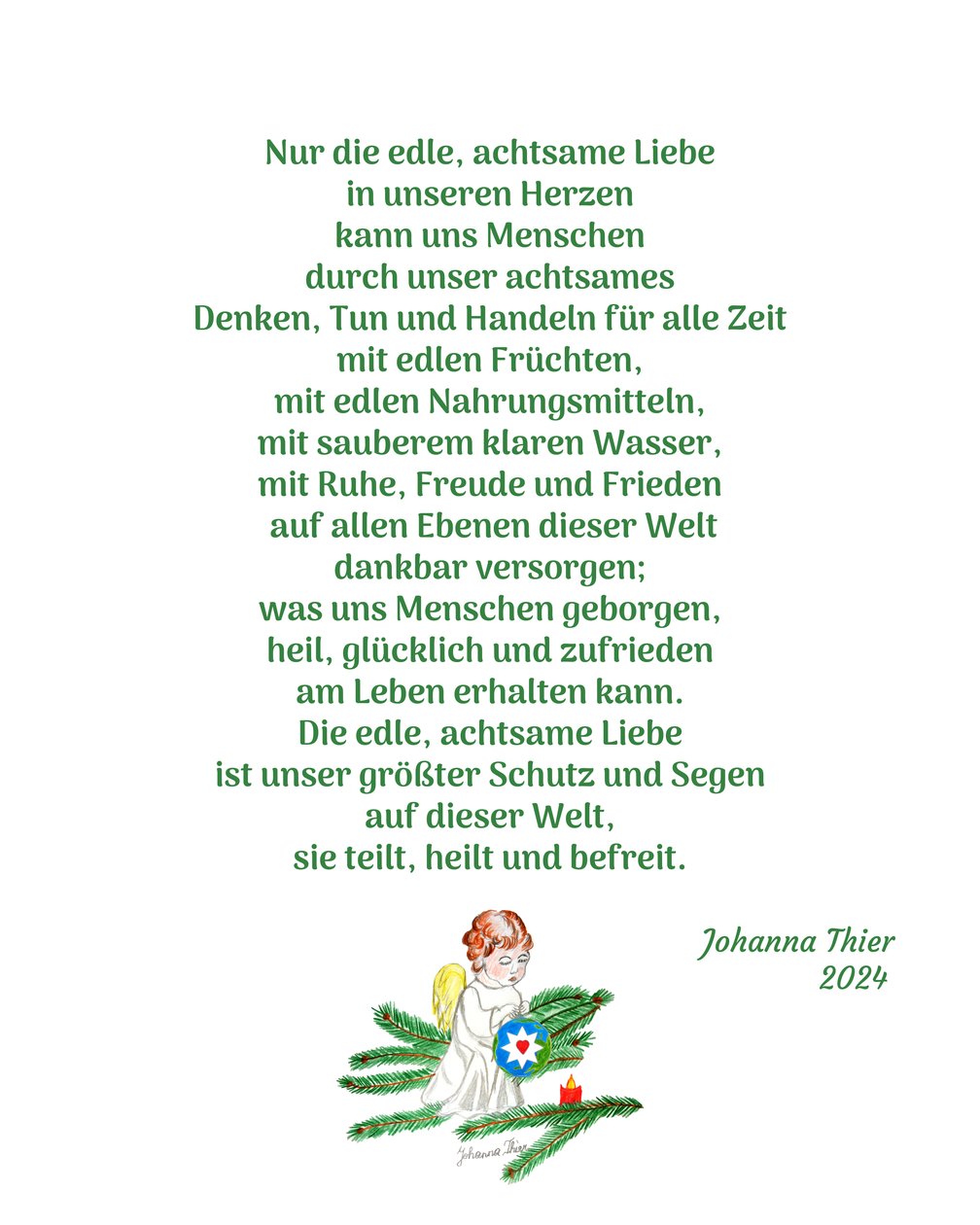 Anděl pozorné lásky od Johanna Thier