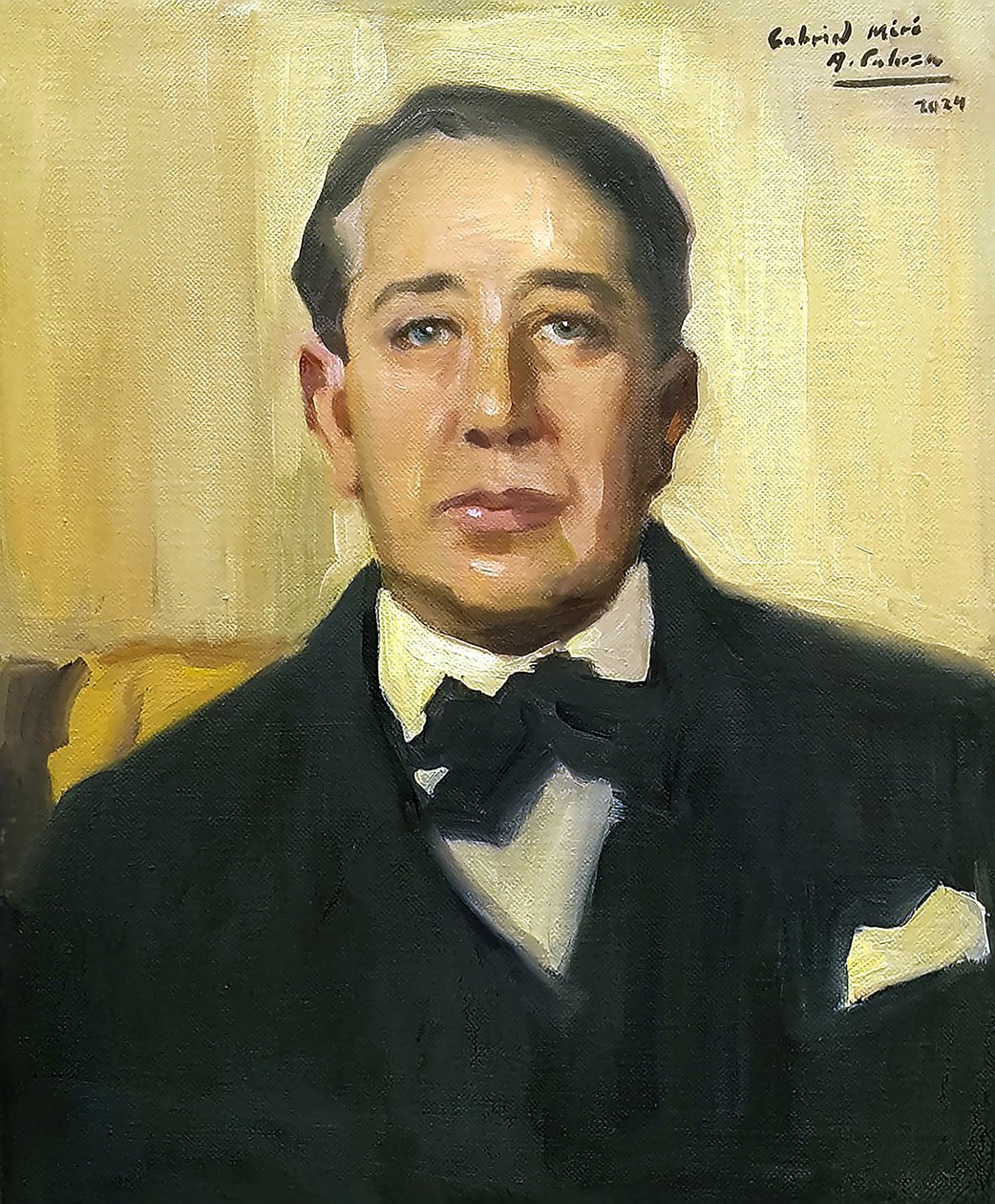 Portrét Gabriela Miróa od Alejandro Cabeza