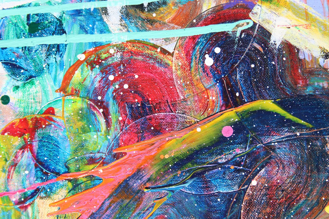 Detail přemostění světa od Emilie Csapo Ertl