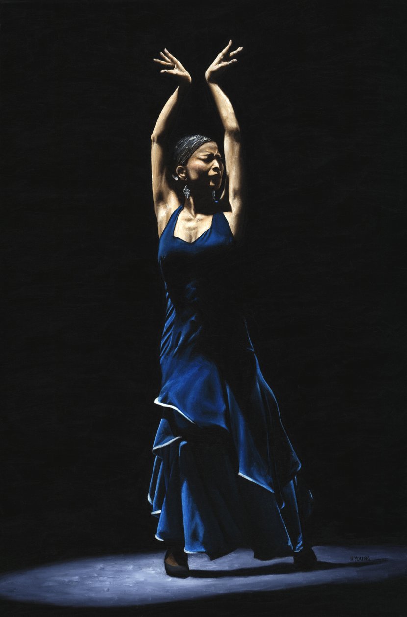 Sólový tanečník flamenca od Richard Young