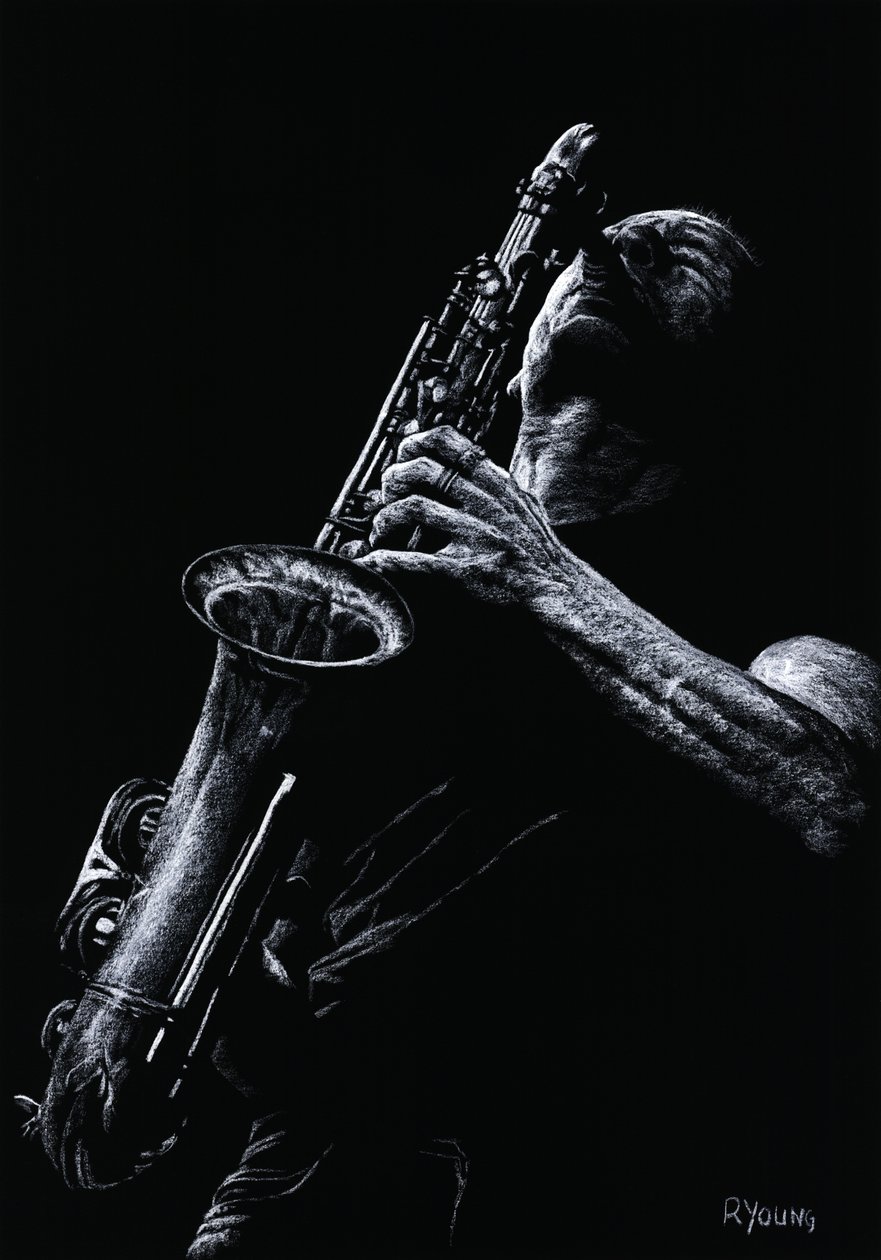 Eklektický saxofon od Richard Young