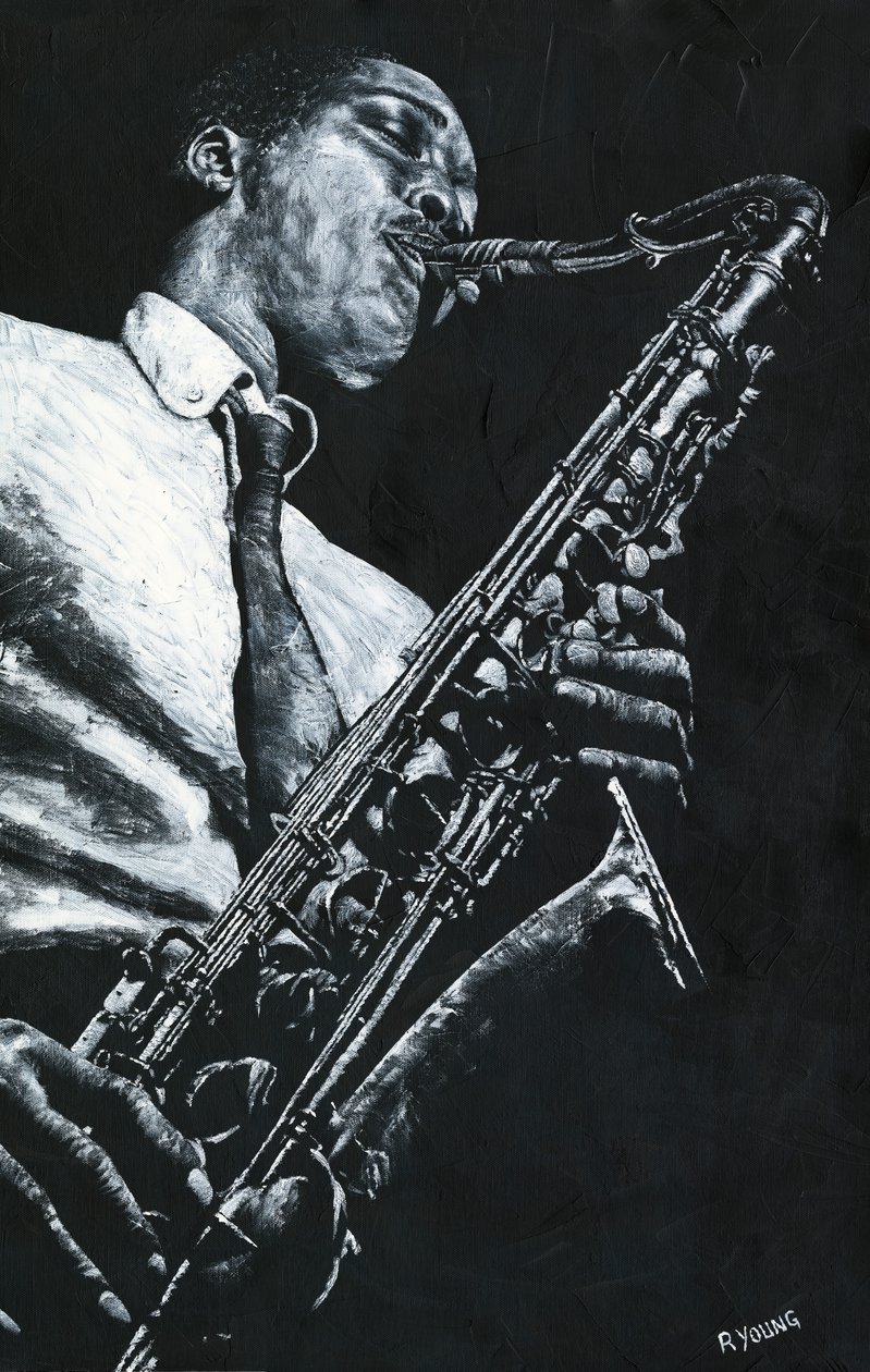 Expresivní saxofon od Richard Young