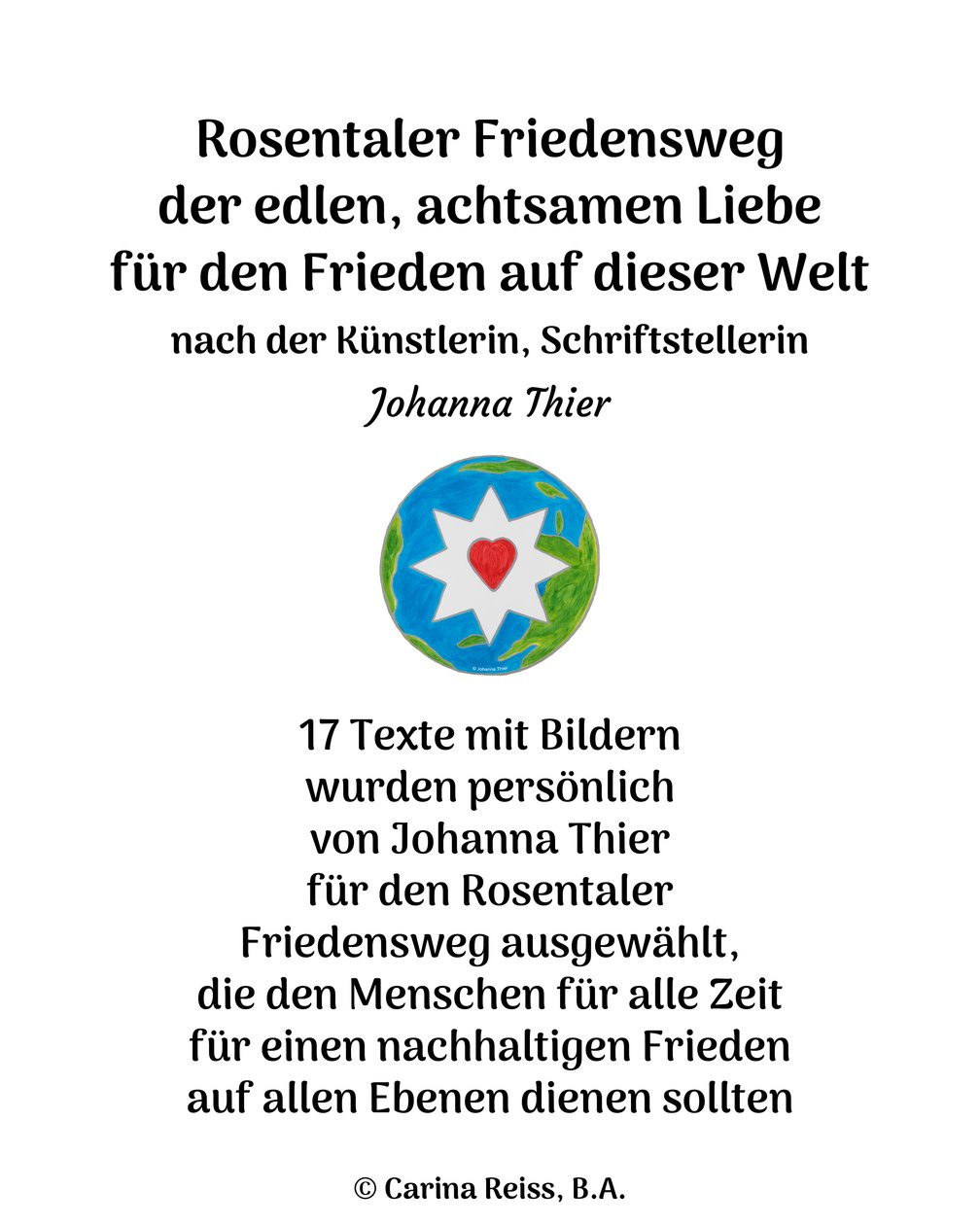 Rosentalská stezka míru od Johanna Thier