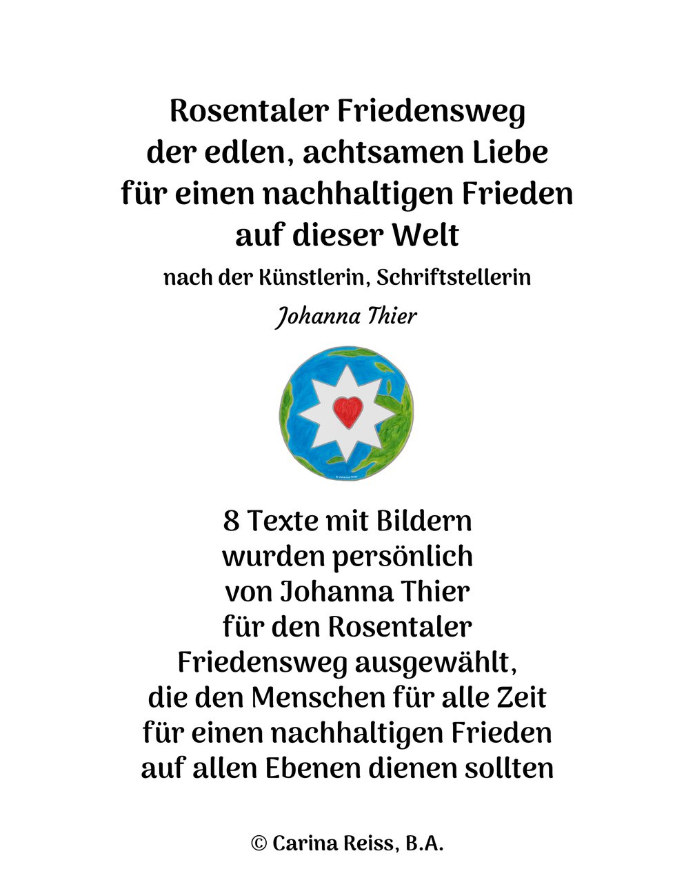 Rosentalská stezka míru od Johanna Thier