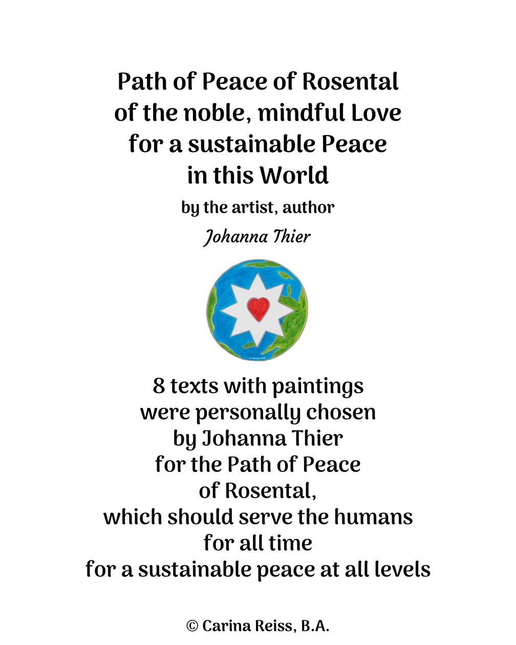 Path of Peace of Rosental od Johanna Thier