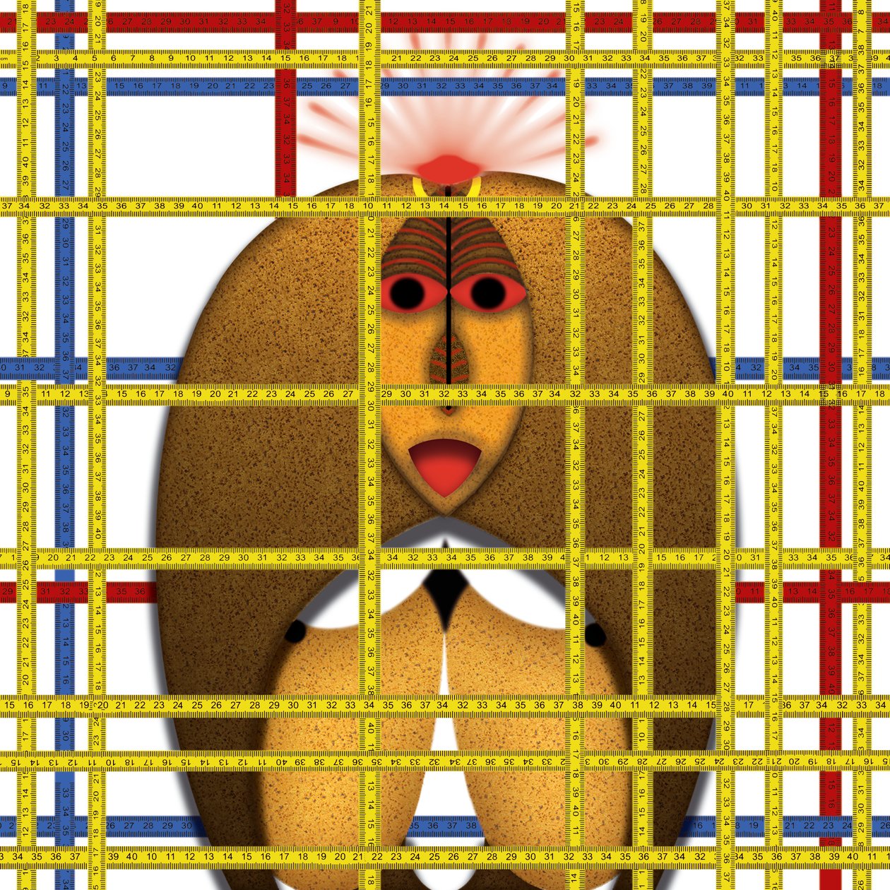 Animal Rationale (I) - Hommage Piet Mondrian od Alexander Eibach