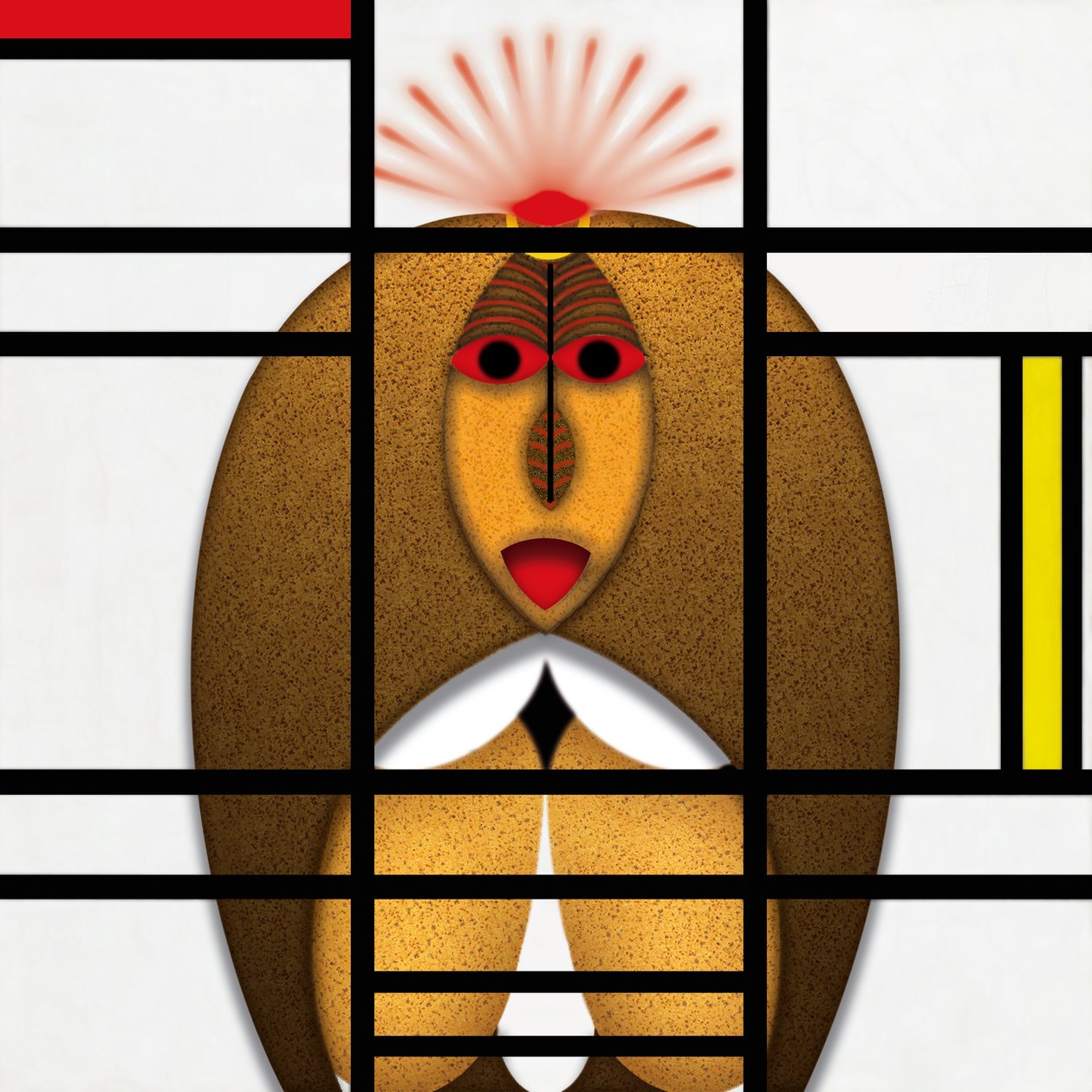 Lockdown (XII) - (aus der Serie Animal Rationale) od Alexander Eibach
