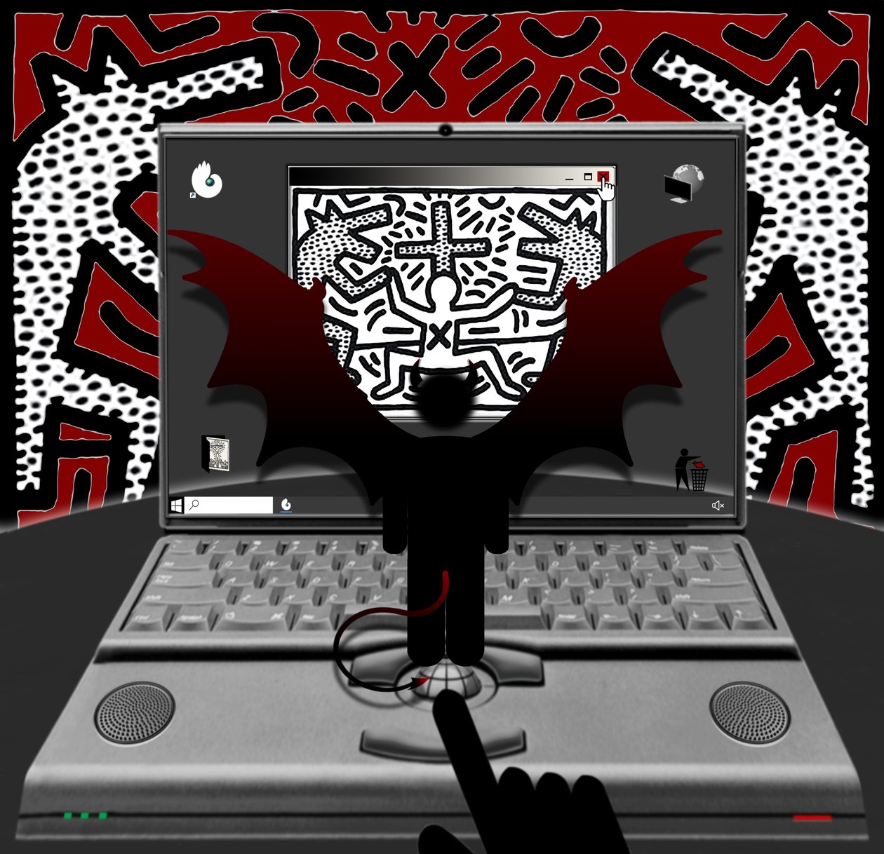 Antikrist (IV) - dav (ze série: Windows) od Alexander Eibach