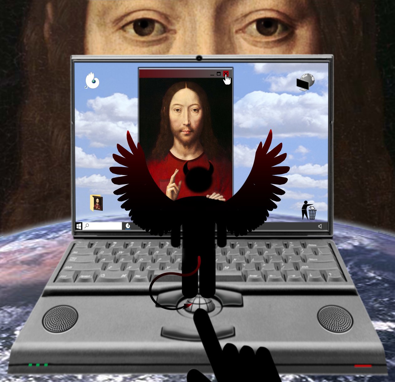 Debata - dialog (ze série: Windows) od Alexander Eibach
