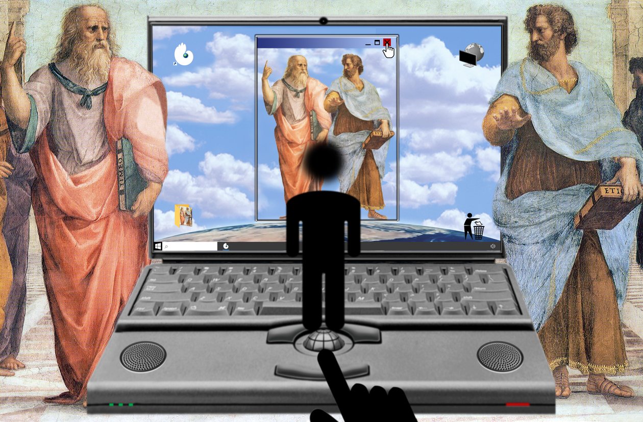 Nekonečný rozhovor (ze série: Windows) od Alexander Eibach