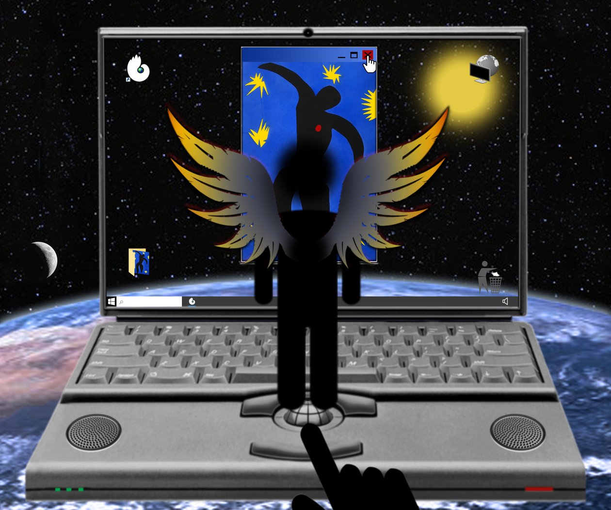 Icarus (III) (ze série: Windows) od Alexander Eibach