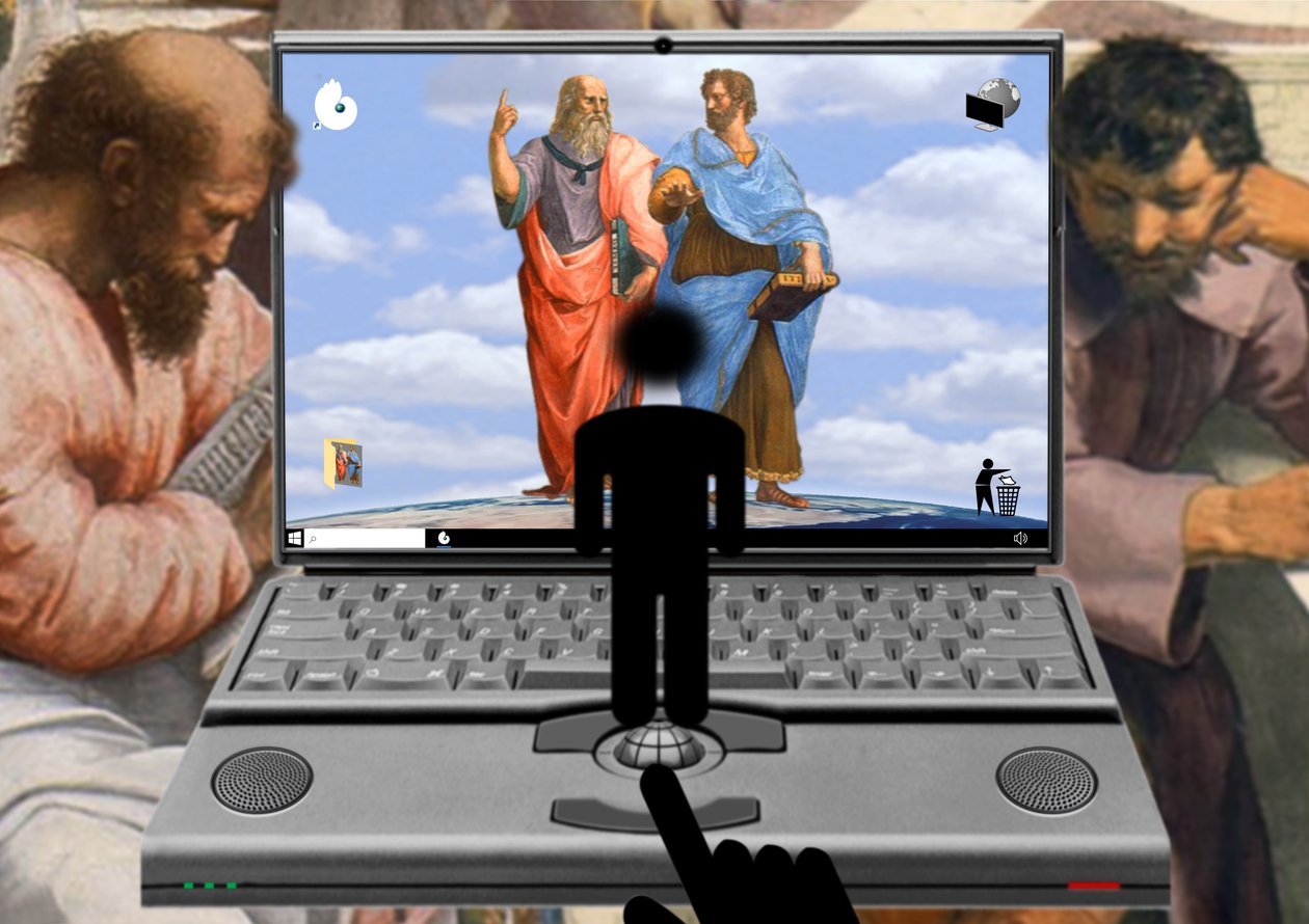 Nekonečný rozhovor (II) (ze série: Windows) od Alexander Eibach